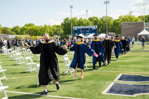 Grads celebrating