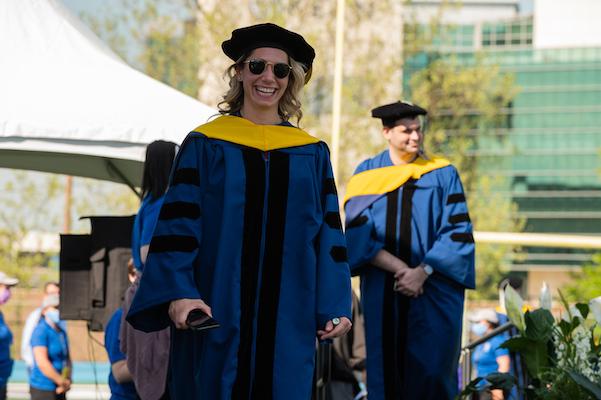Smiling graduate