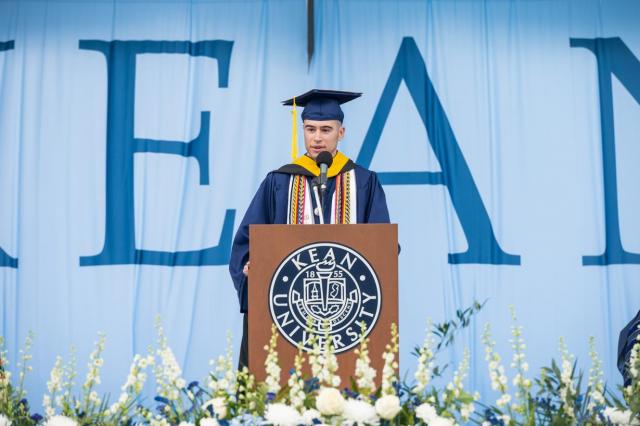 Kean University Class of 2021 Valedictorian Jason Antunes