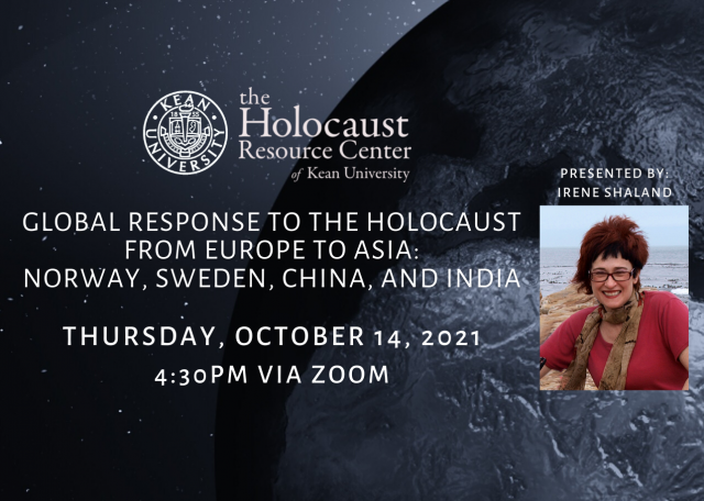 Global Response to the Holocaust From Europe to Asia Flyer October 2021