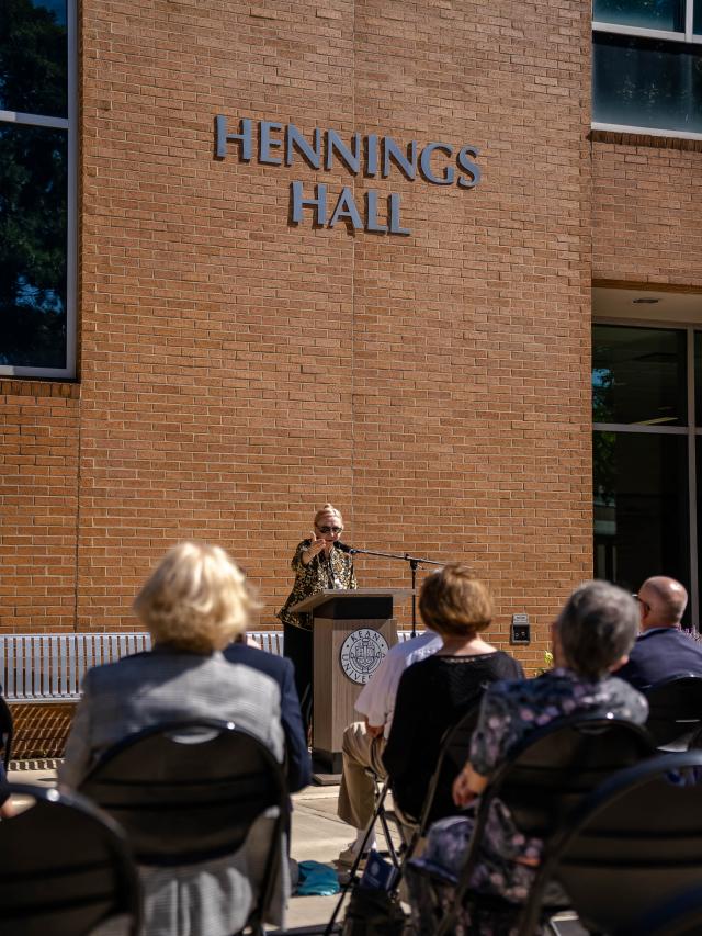 Dorothy Hennings speaking 