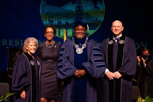 Ada Morrell, Darlene Repollet, Lamont Repollet and Trustee McDermott