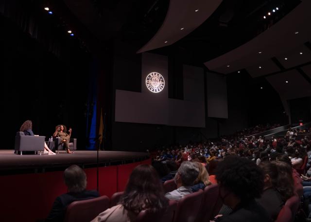 Author Elizabeth Acevedo held a book reading and discussion of her book, The Poet X, at Kean