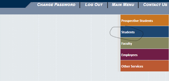 KeanWise menu