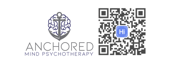 Anchored Mind Psychotherapy & QR Code