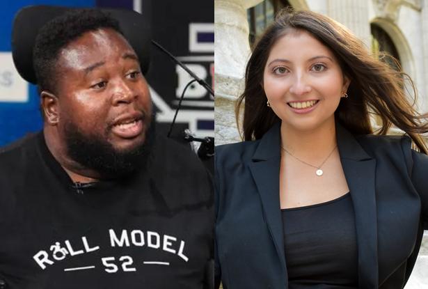 Picture of HRI Conference speakers Eric LeGrand and Isabel Mavrides-Calderon