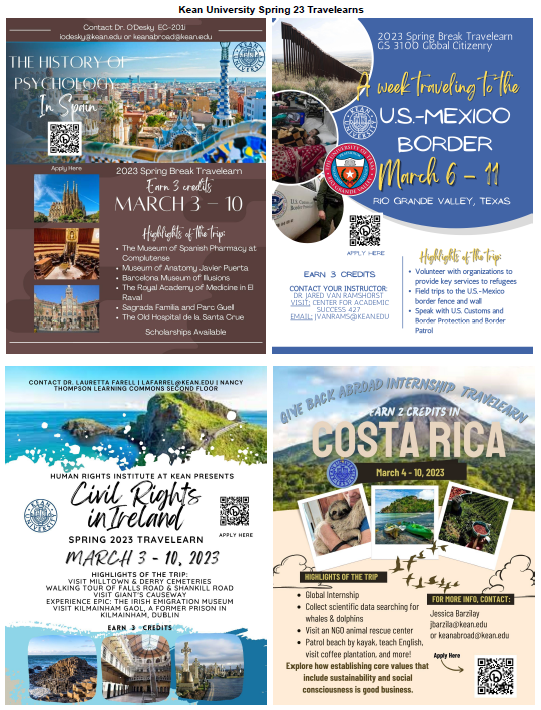 Spring 2023 Travelearns
