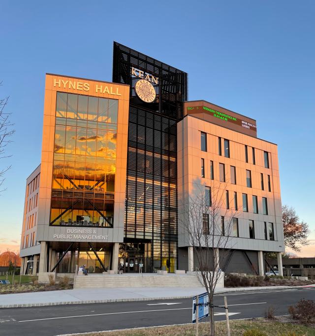 Hynes Hall houses the College of Business and Public Management at Kean