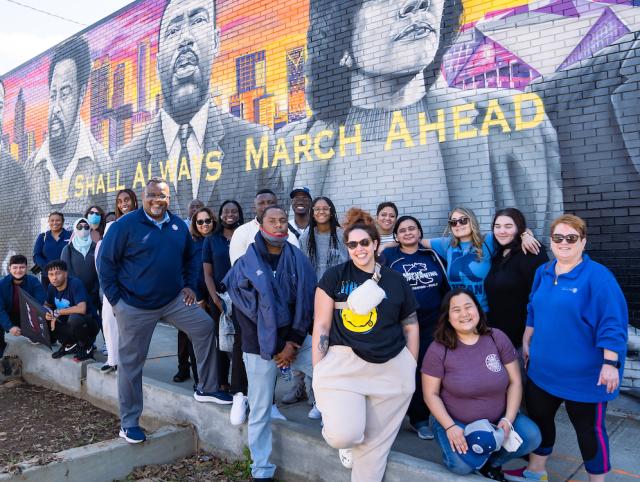 Students and alumni of Kean University - Human Rights Institute