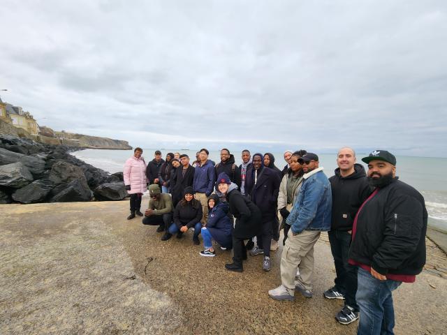 Kean Travelearn trip to Normandy, site of D-Day invasion on French coast