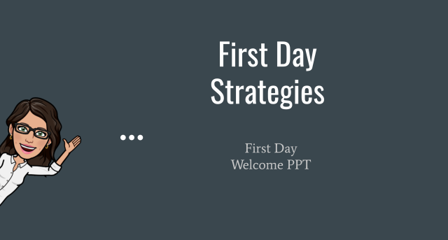 First Day Strategies power point thumbnail