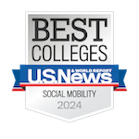 US News and World Report Social Mobility badge 2024
