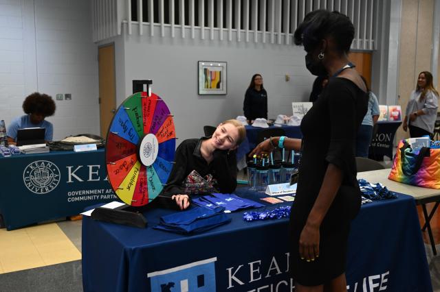 The Kean Wellness Expo offered games and information to attendees
