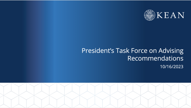Task Force on Advising Presentation 