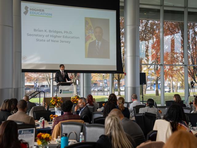 NJ Secretary of Higher Education Dr. Brian Bridges at Kean