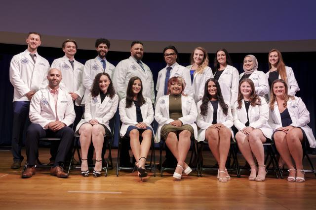 Physical therapy white coat ceremony 2023