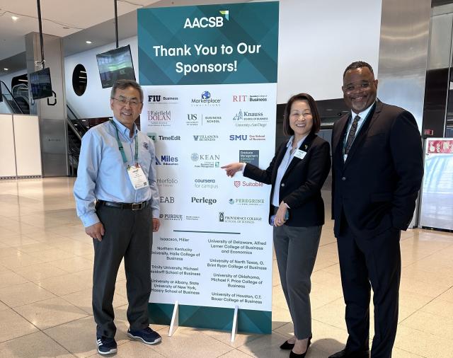 Kean at the AACSB International Conference in Spain