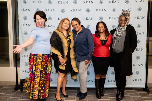 Dr. Laura Baecher, Dr. Sancha Gray and others attend Kean's inaugural Africana Studies event