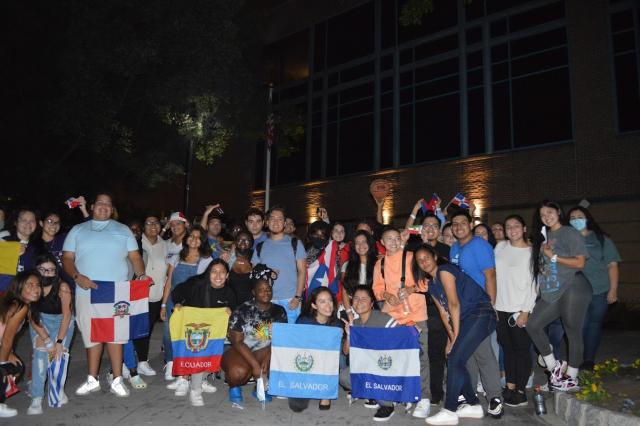 Students show pride in their diverse cultures.