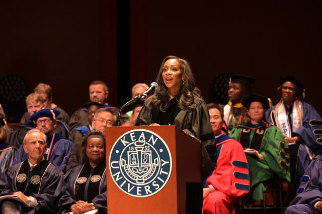 Abby Phillip at podium