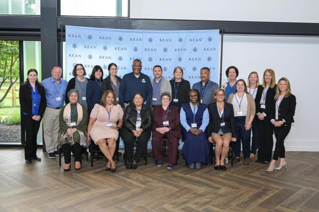 2024 Faculty Research Conference Group Shot with President Repollet