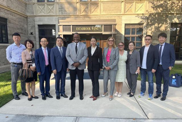 A delegation from the Bank of China USA, China Global Television Network America (CGTN) and the Chinese Consulate General’s New York office