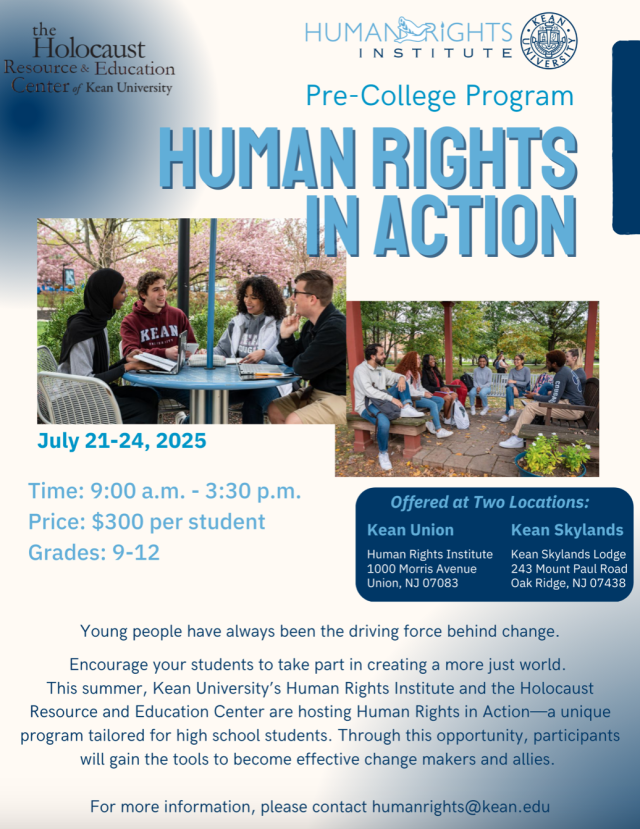 Flyer for Human Rights in Action
