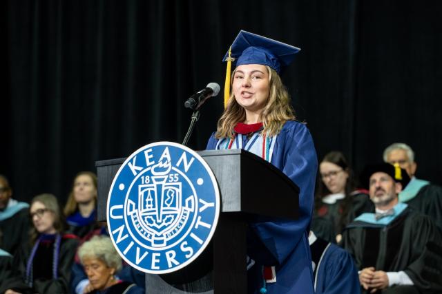 2025 Kean Valedictorian Sophia Sacewicz