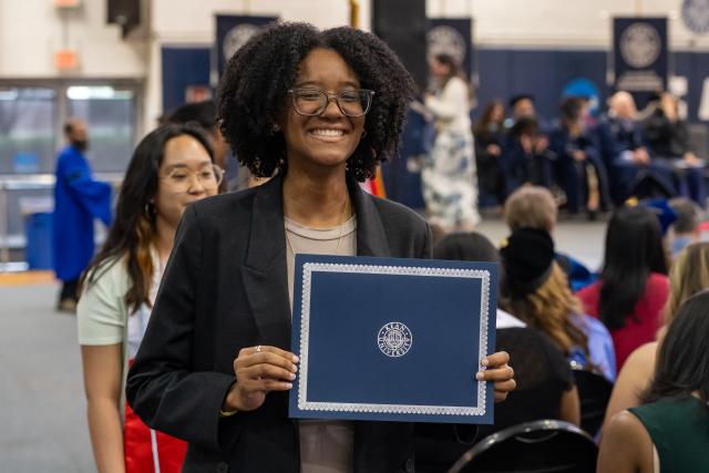 Honors graduate Lauryn Repollet