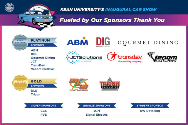 Kean Car Show Sponsors