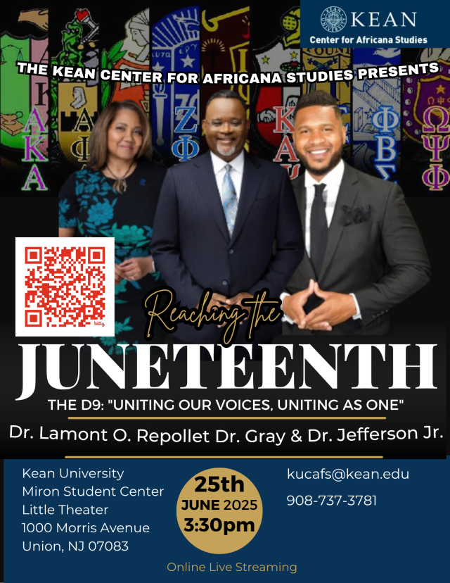 Divine 9 Juneteenth event poster