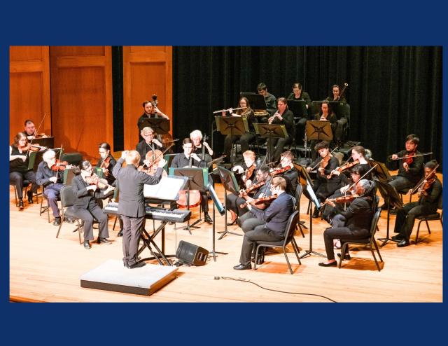 Musicians on stage for Spring 25 Concert