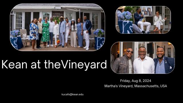 Kean at the Vineyard