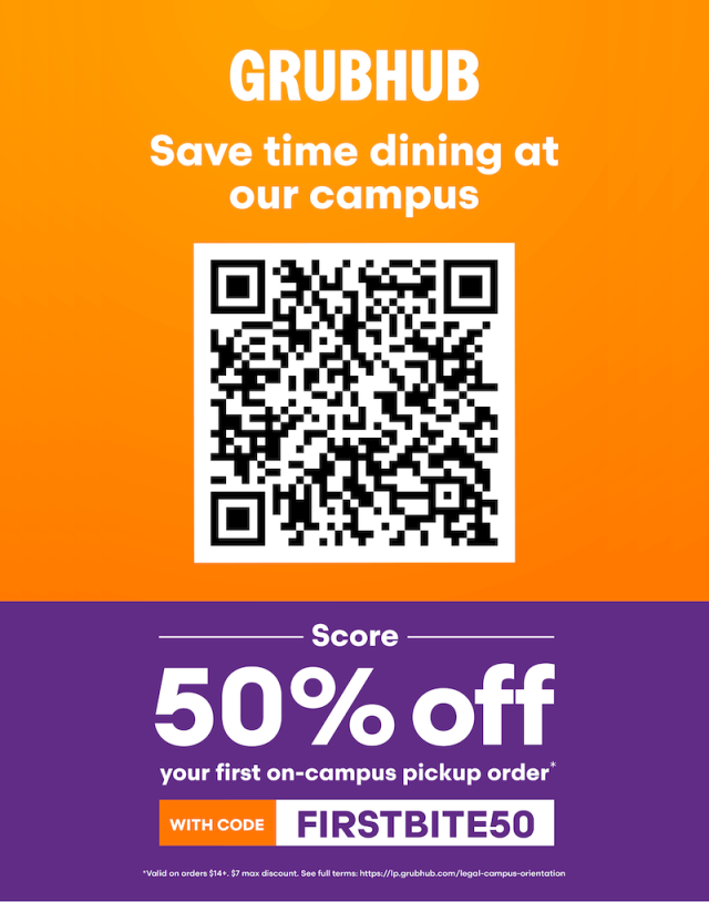 Grub Hub flyer