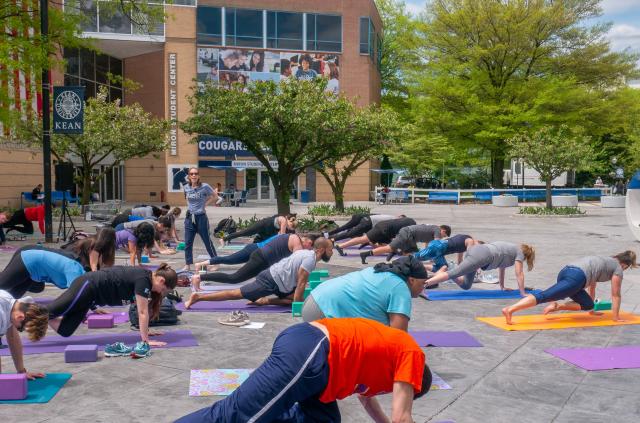 Kean fitness class