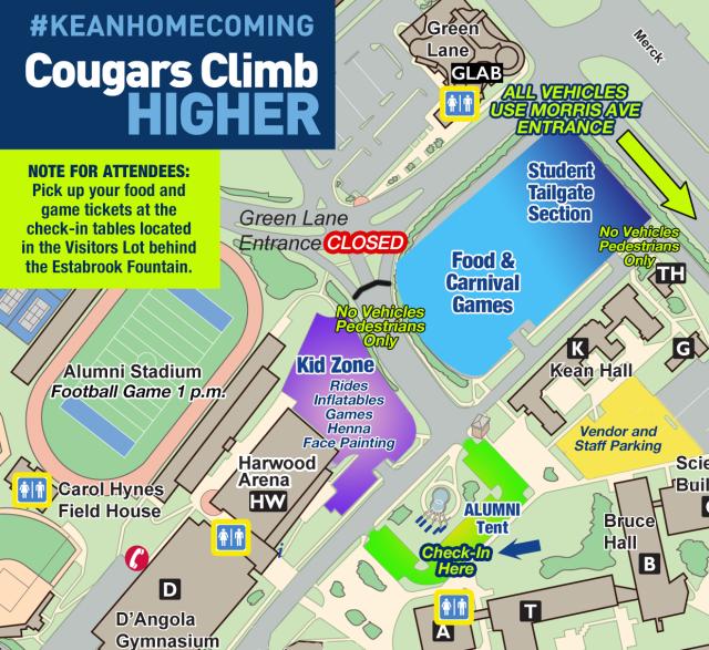 Homecoming map.