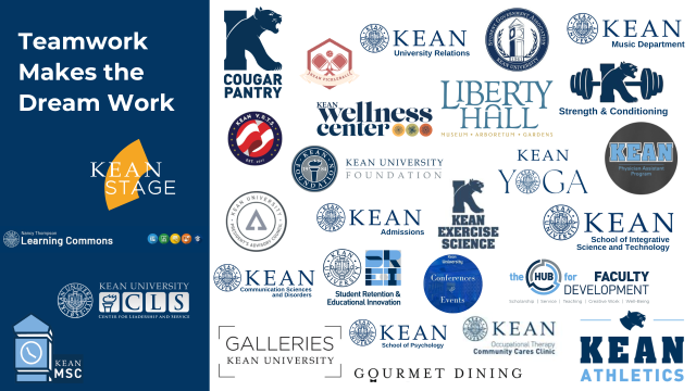 Collage of all Well-being at Kean partner logos 