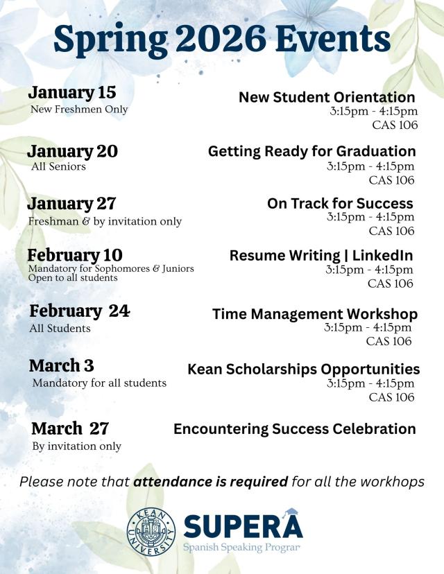 Spring Semester 2026 Events