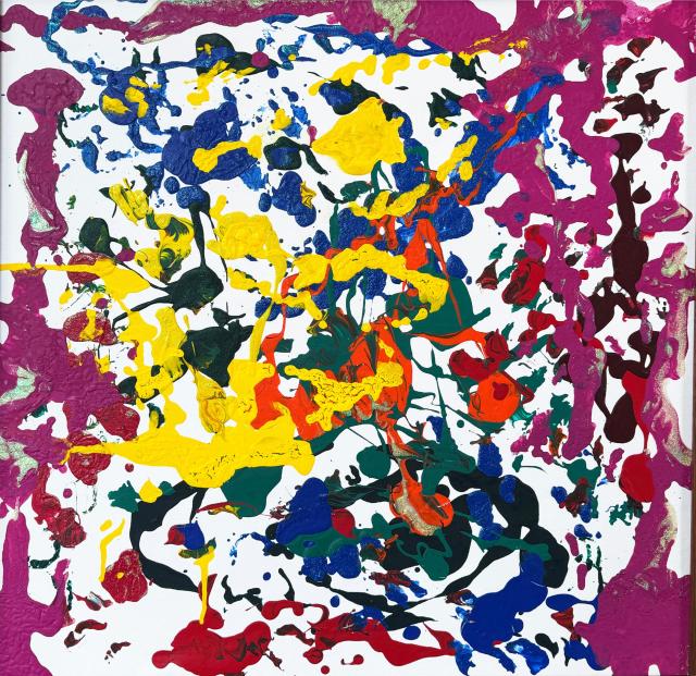 A Cheryl Chapin original abstract art piece 