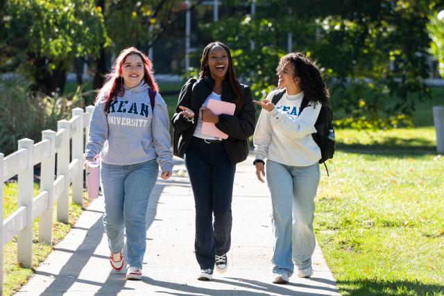 Students walking 