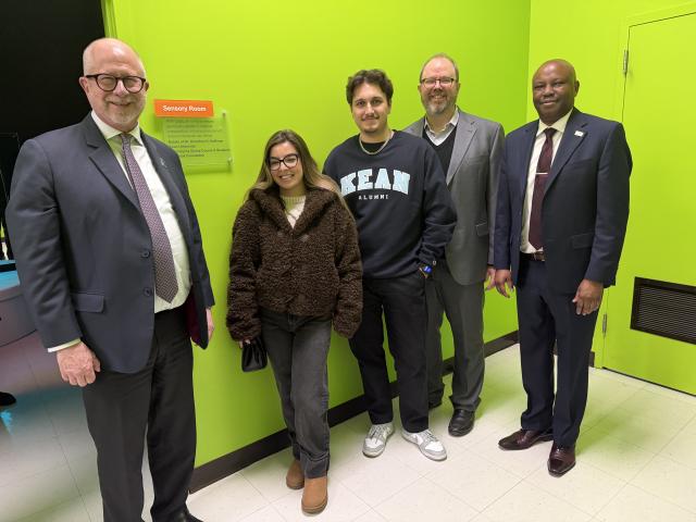 Group outside the new Arc of Union County sensory room