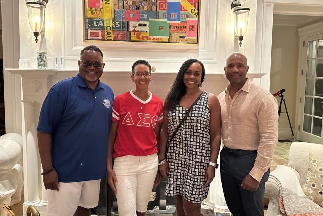 Dr. Repollet and Darlene Repollet with Victor Glover and wife 