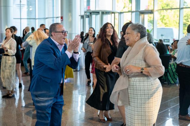 Noche Latina guests on the dance floor