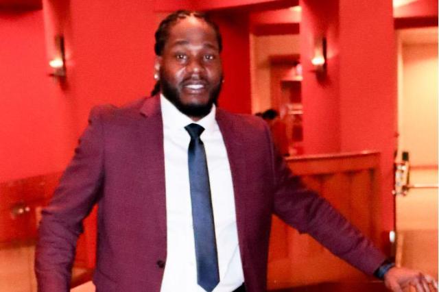 Man standing in a suit