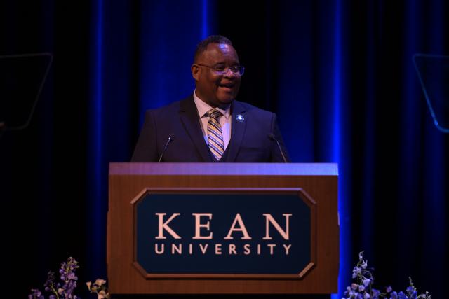 Kean President Repollet Calls on University to ‘Rise and Climb Higher’