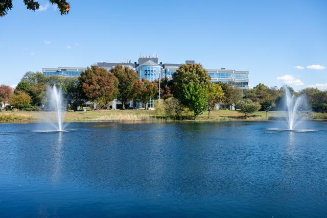 Fountains on Kean's campus