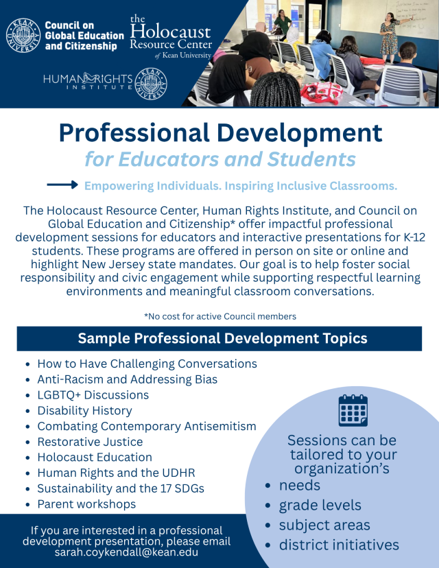 Professional Development Flyer