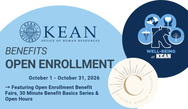 Open Enrollment Benefits Fair header with HR and WellBeing logo 