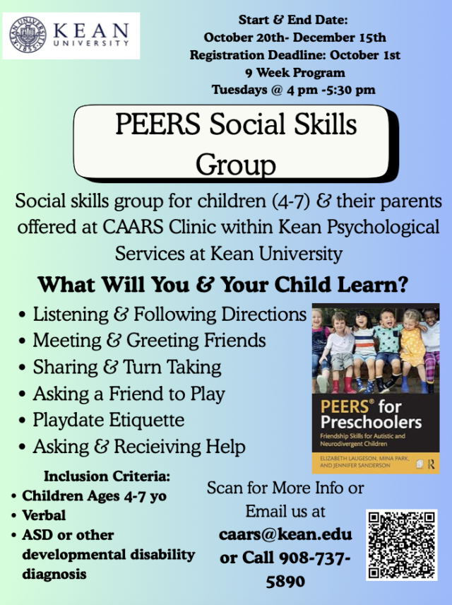 flyer for peers group