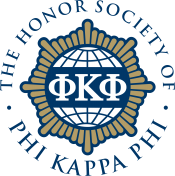 Photo of the logo for the Honor Society of Phi Kappa Phi